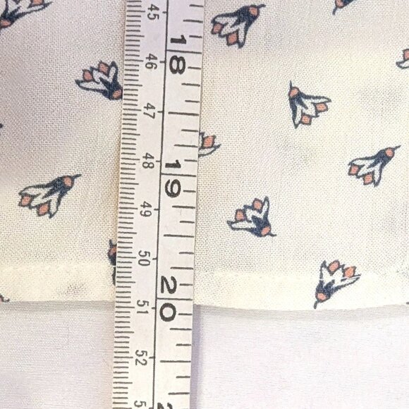 NWT Abercrombie & Fitch | Crop Peasant Paisley Boho Tassel Blouse Top | XS - Picture 10 of 10